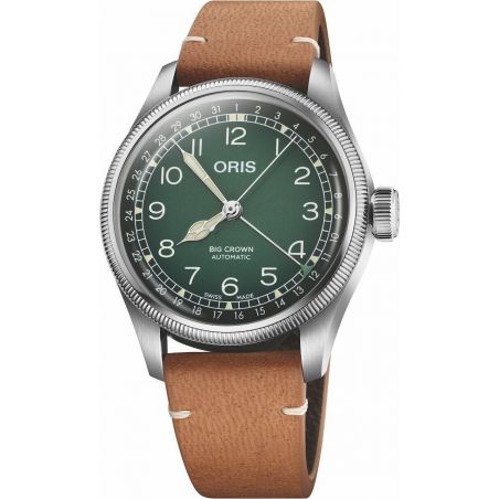 Big Crown x Cervo Volante Green/Light Brown Leather - Oris 