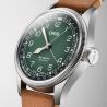 Big Crown x Cervo Volante Green/Light Brown Leather - Oris 