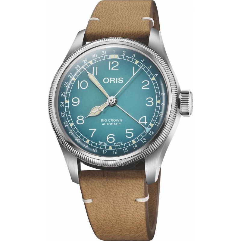 Big Crown x Cervo Volante Blue/Light Brown Leather - Oris 