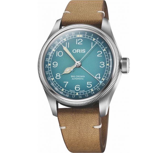 Big Crown x Cervo Volante Blue/Light Brown Leather - Oris 