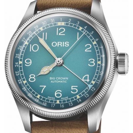 Big Crown x Cervo Volante Blue/Light Brown Leather - Oris 