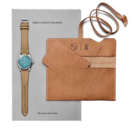 Big Crown x Cervo Volante Blue/Light Brown Leather - Oris 