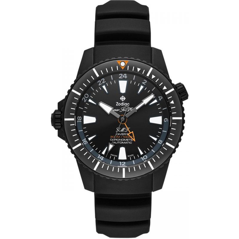 Montre Zodiac Super Sea Wolf LHD Pro-Diver GMT ZO3557