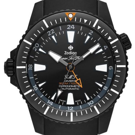 Montre Zodiac Super Sea Wolf LHD Pro-Diver GMT ZO3557