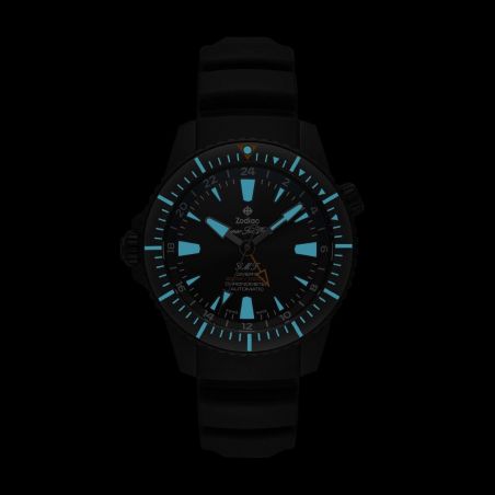 Montre Zodiac Super Sea Wolf LHD Pro-Diver GMT ZO3557