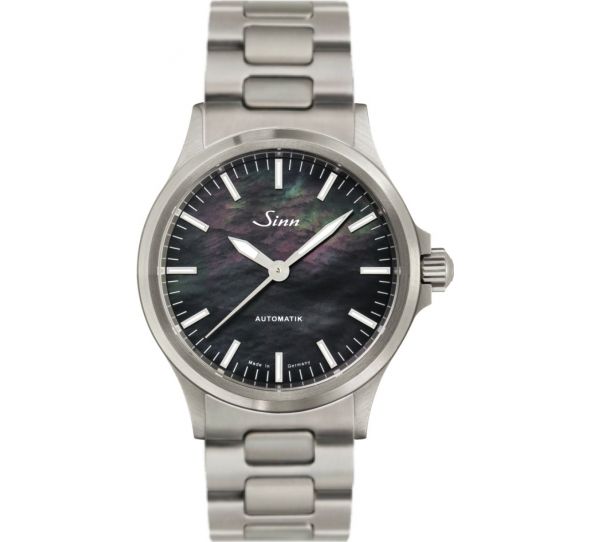 Instrument Watch 556 I Nacre Noir Solid Strap - Sinn