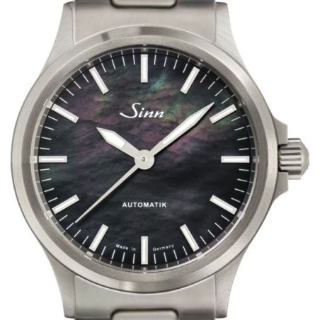 Instrument Watch 556 I Nacre Noir Solid Strap - Sinn