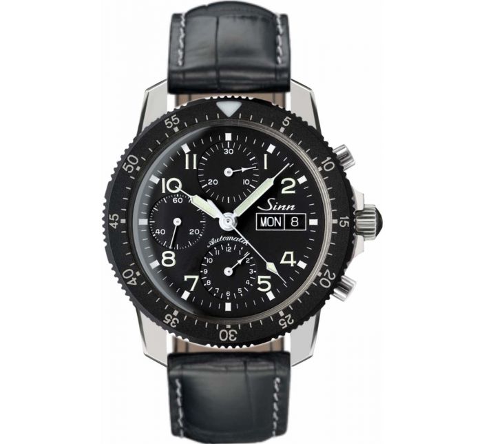 Montre Sinn Traditional Pilot Chronograph 103 St Leather Strap 