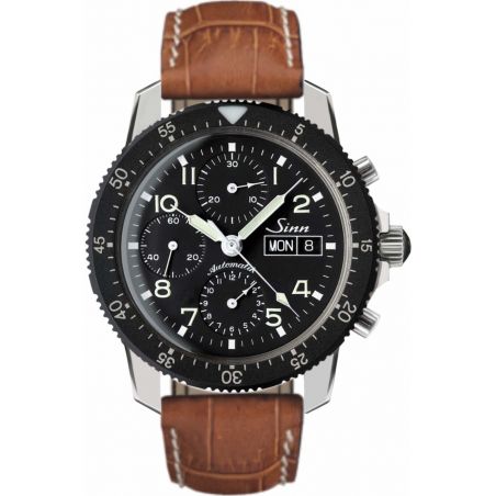 Traditional Pilot Chronograph 103 St Leather Strap - Sinn 