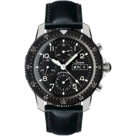 Traditional Pilot Chronograph 103 St Leather Strap - Sinn 