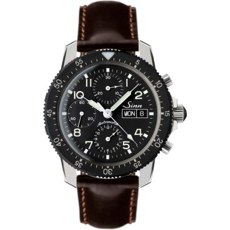 Traditional Pilot Chronograph 103 St Leather Strap - Sinn 