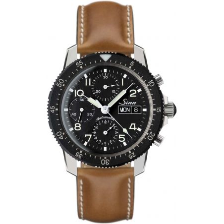 Traditional Pilot Chronograph 103 St Leather Strap - Sinn 