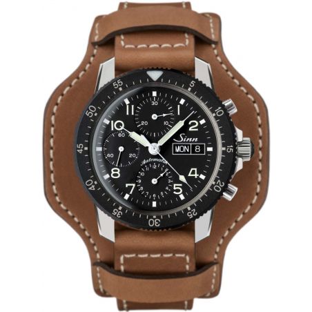 Traditional Pilot Chronograph 103 St Leather Strap - Sinn 