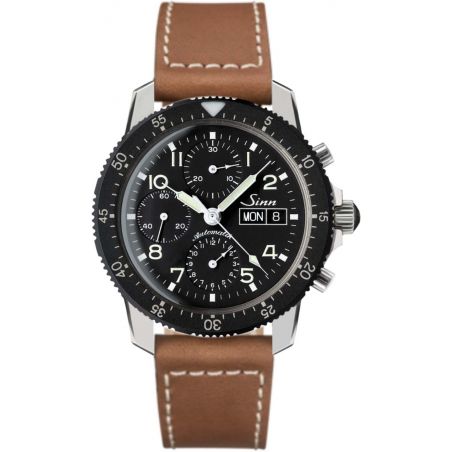 Traditional Pilot Chronograph 103 St Leather Strap - Sinn 