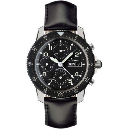 Traditional Pilot Chronograph 103 St Leather Strap - Sinn 