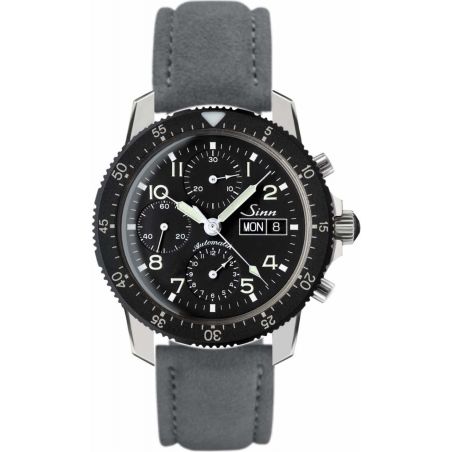 Traditional Pilot Chronograph 103 St Leather Strap - Sinn 