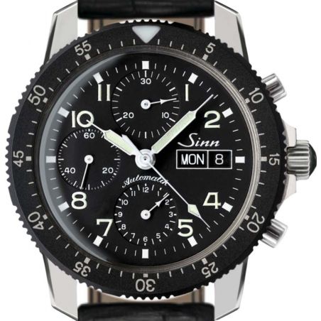 Montre Sinn Traditional Pilot Chronograph 103 St Leather Strap 