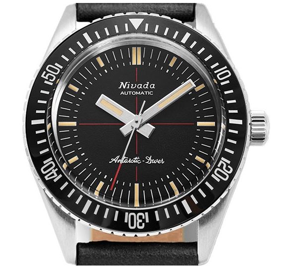 Montre Nivada Grenchen Antarctic Diver No Date 32044A Leather