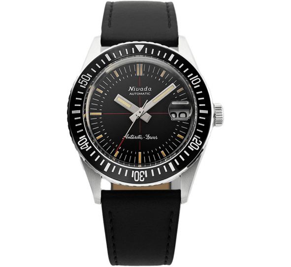 Montre Nivada Grenchen Antarctic Diver Date 32038A Leather