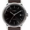 Marlin Automatic 40mm Black/Brown Leather - Timex