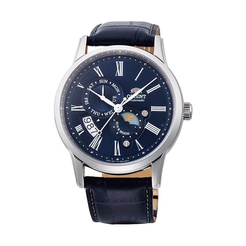 Montre Orient Sun and Moon Blue RA-AK0011D