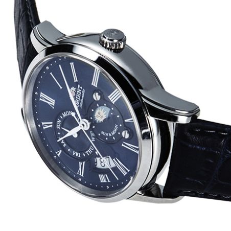 Montre Orient Sun and Moon Blue RA-AK0011D