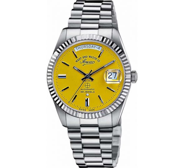 The Classics Automatic Silver/Yellow - West End Watch Co.