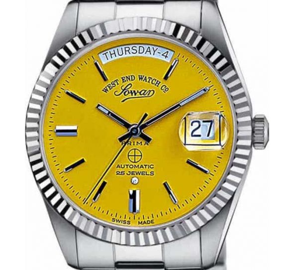 The Classics Automatic Silver/Yellow - West End Watch Co.