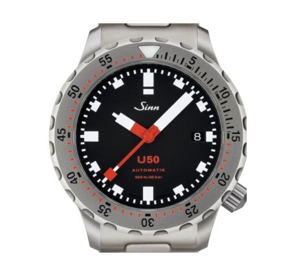 Diving Watch U50 Tegiment Solid Strap - Sinn 