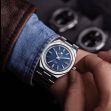 Montre Nivada Grenchen F77 Blue No Date 68001A77