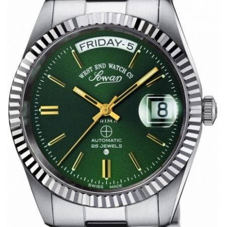 The Classics Automatic Silver/Green - West End Watch Co.