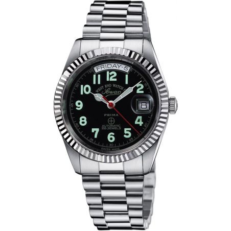 Montre West End Watch Co. The Classics Automatic Silver/Black Chiffres