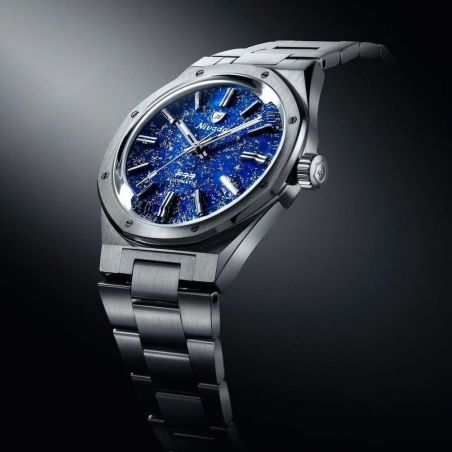 Montre Nivada Grenchen F77 Lapis Lazuli 68009A77  