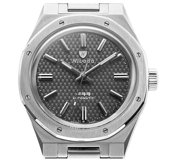 Montre Nivada Grenchen F77 Titanium Anthracite 68006A77