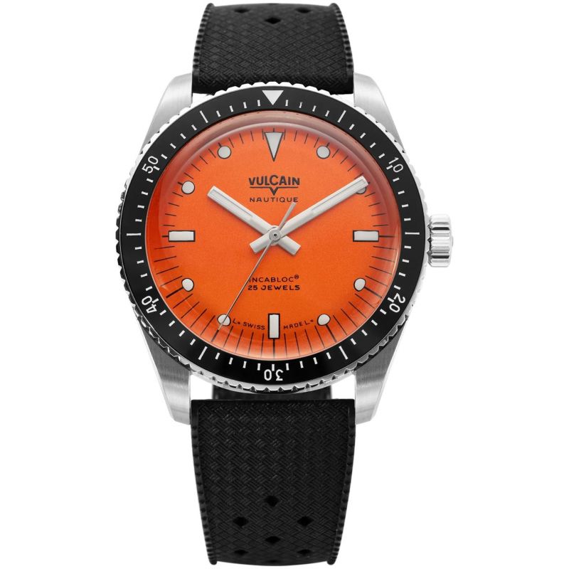 Montre Vulcain Skindiver Nautique Orange