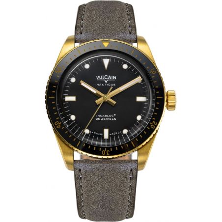 Montre Vulcain Skindiver Nautique Gold Black