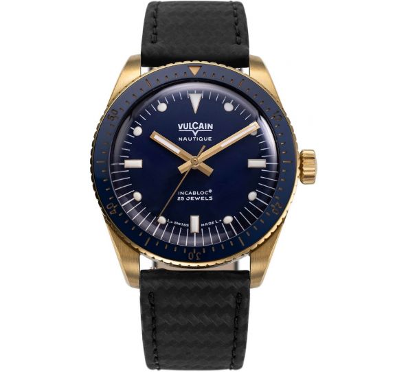 Montre Vulcain Skindiver Nautique Gold Blue