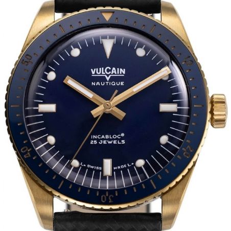 Montre Vulcain Skindiver Nautique Gold Blue