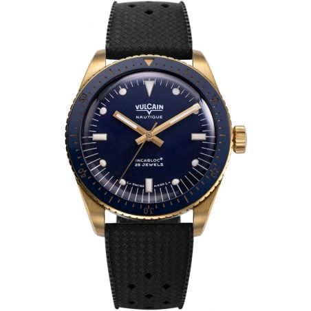 Montre Vulcain Skindiver Nautique Gold Blue