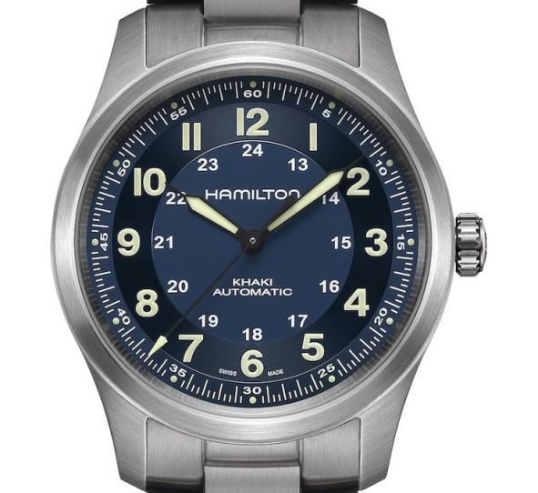 Montre Hamilton Khaki Field Titanium Auto 38mm H70205140