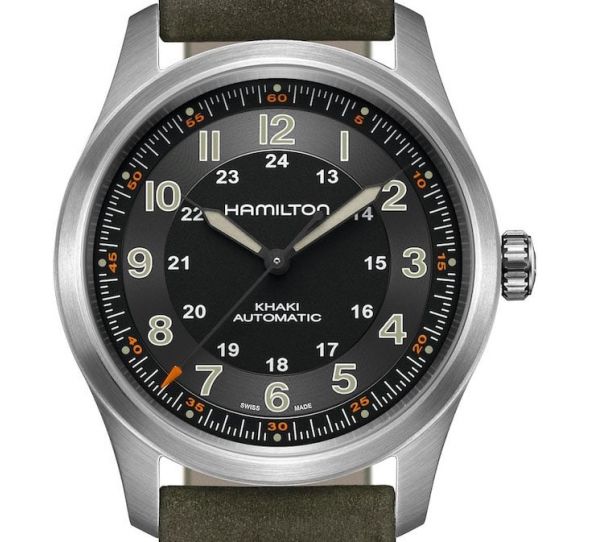 Montre Hamilton Khaki Field Titanium Auto 38mm H70205830