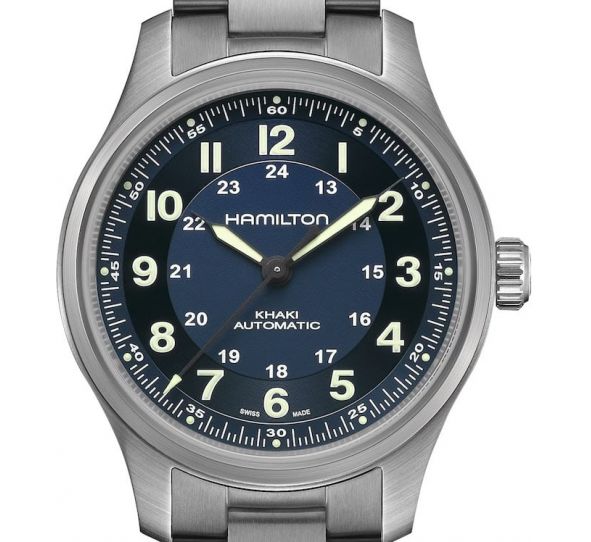 Montre Hamilton Khaki Field Titanium Auto 42mm H70545140