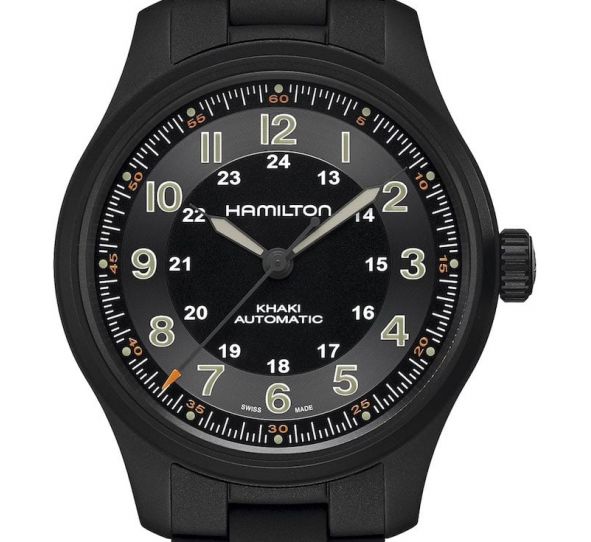 Montre Hamilton Khaki Field Titanium Auto 42mm H70665130