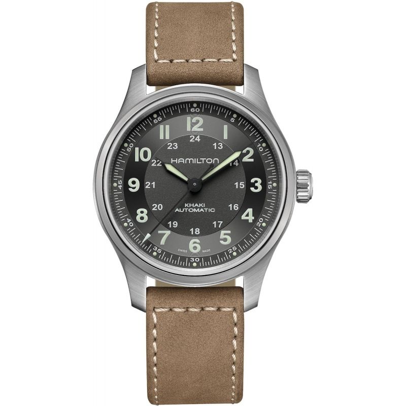 Montre Hamilton Khaki Field Titanium Auto 42mm H70545550