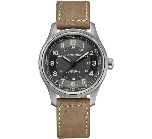 Montre Hamilton Khaki Field Titanium Auto 42mm H70545550