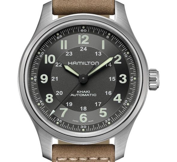 Montre Hamilton Khaki Field Titanium Auto 42mm H70545550