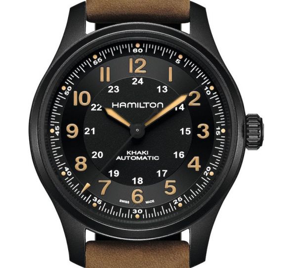 Montre Hamilton Khaki Field Titanium Auto 42mm H70665533