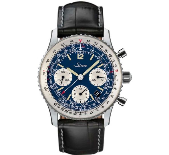 Navigation Chronograph 903 St B E Leather Strap - Sinn