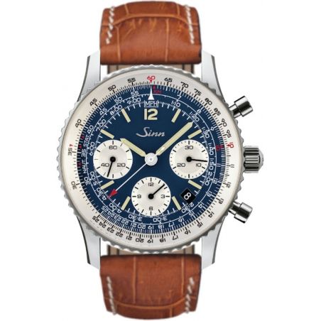 Navigation Chronograph 903 St B E Leather Strap - Sinn