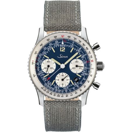 Navigation Chronograph 903 St B E Leather Strap - Sinn